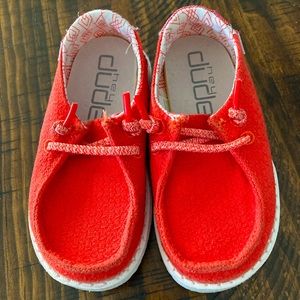 Aztec Red Hey Dudes for Toddler
